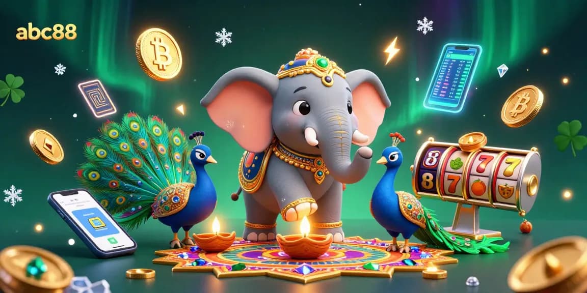 Experience thrilling jackpots at abc88 with vibrant 3D casino elements and dynamic characters.