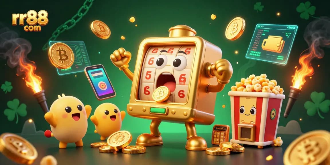 Spin the golden slot machine at rr88 com and win dazzling rewards in a vibrant gaming scene.