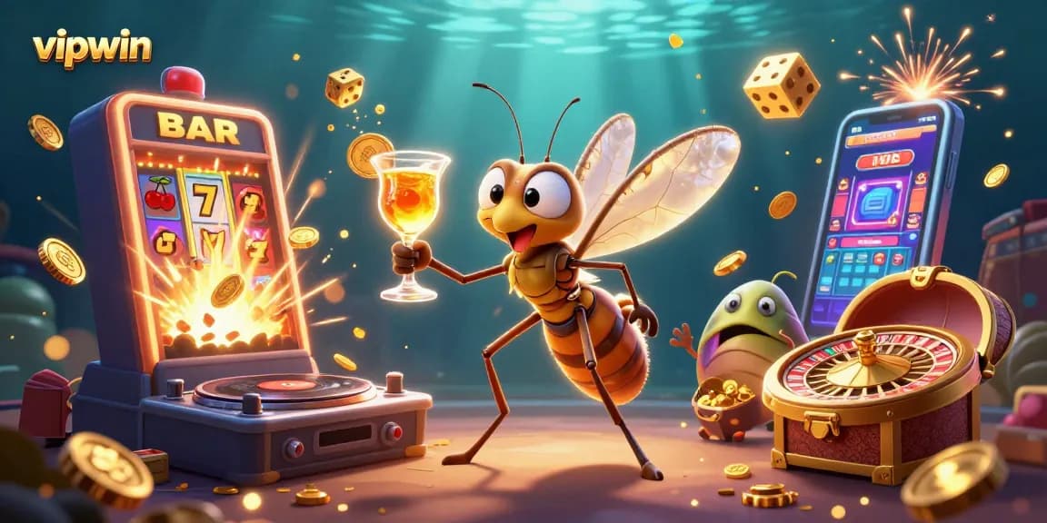 Engage with vipwin's casino adventure featuring vibrant characters and explosive jackpot elements.