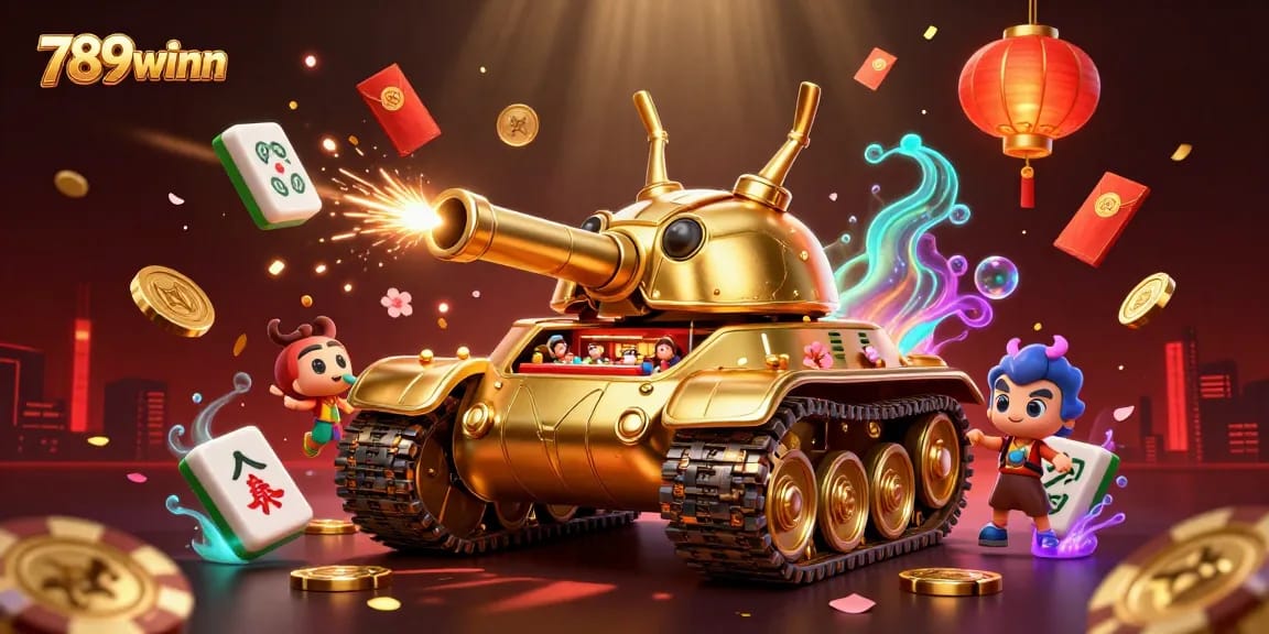 Experience exciting wins at 789winn with a vibrant casino-themed scene and dynamic gaming elements.