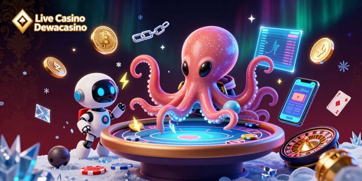 Play exciting games at Live Casino Dewacasino with vibrant alien-themed 3D visuals.