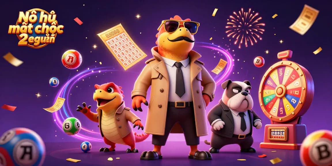 Nổ hũ mạt chược 2 người offers vibrant gameplay featuring 3 cartoon raptors in a casino setting.
