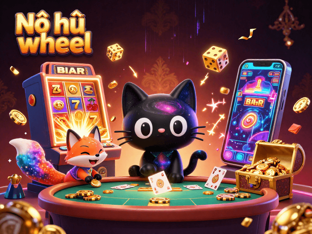 Nổ hũ wheel captivates players with thrilling jackpots and dynamic casino elements.