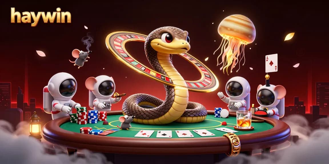 Bet on the Saturn ring as cosmic mice gamblers thrill in the haywin casino universe.