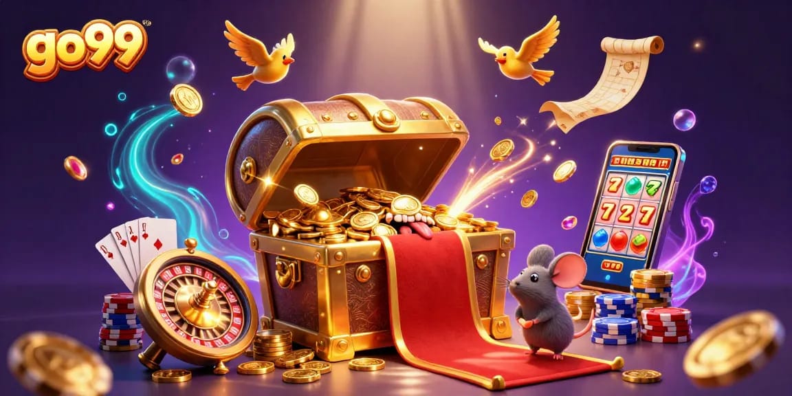 Spin big wins at go99 with our vibrant, animated casino scene full of exciting games.