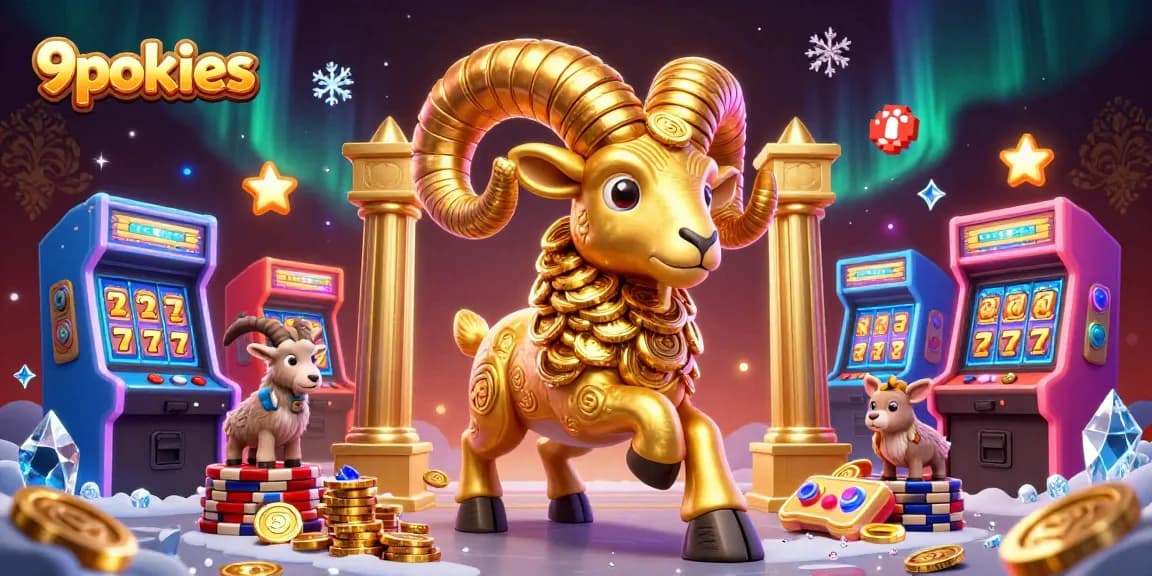 Experience the excitement of 9pokies with vibrant casino-themed characters and gaming elements.