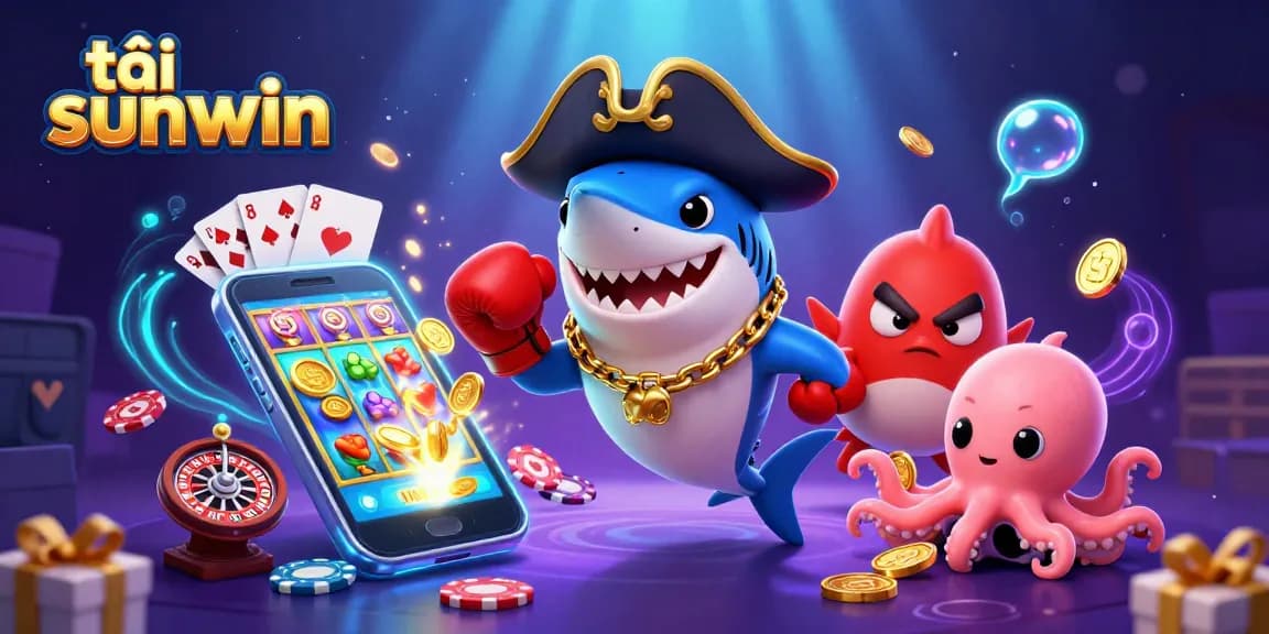 Engage with the thrilling world of tải sunwin as colorful characters prepare for an exciting casino experience.
