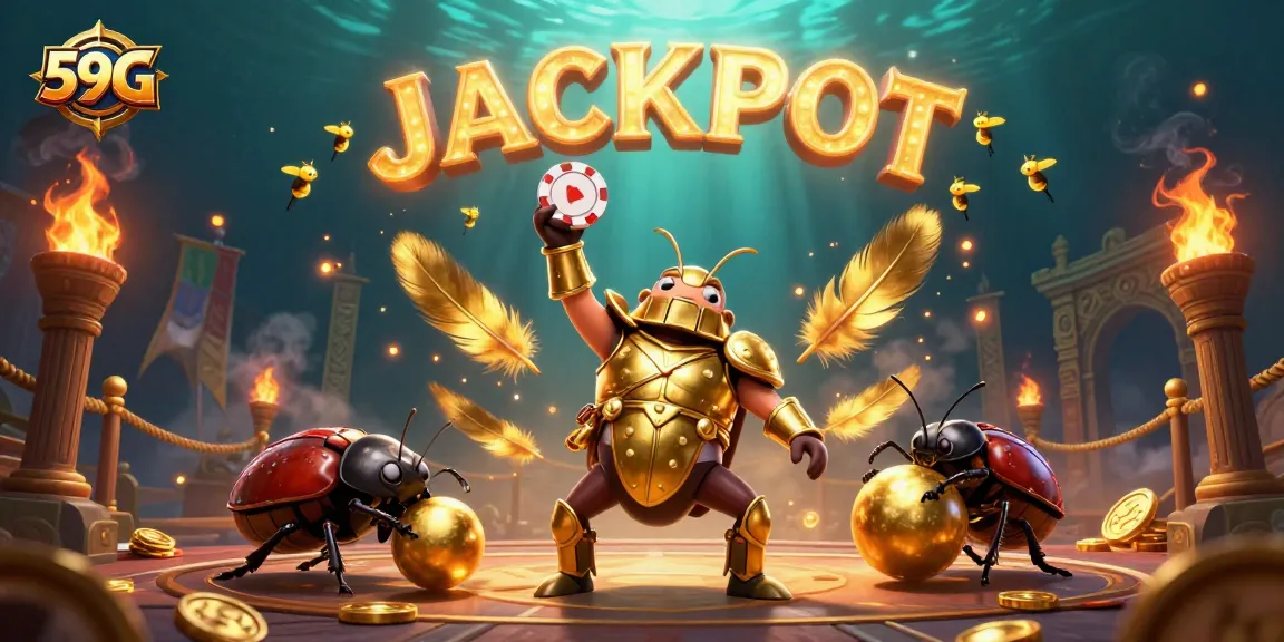 Experience the excitement of 59G's thrilling jackpot with betting tokens and dynamic elements.