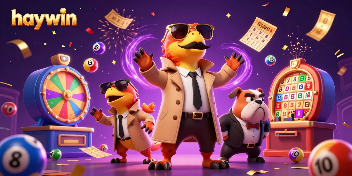 Experience the excitement of haywin with cartoon raptors and lively casino elements.