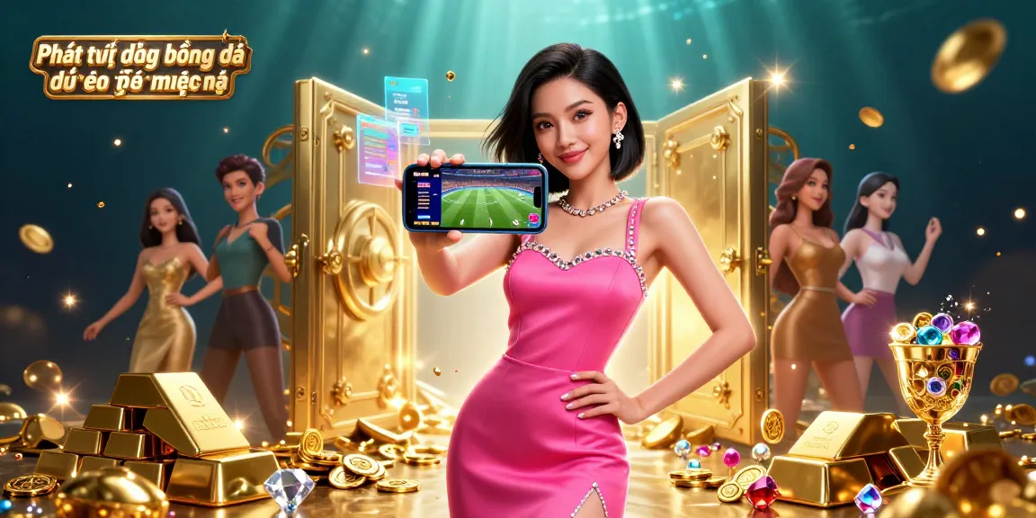 Engage in Phát trực tiếp bóng đá độ phân giải cao và mượt mà with a stunning online gaming experience illustration.