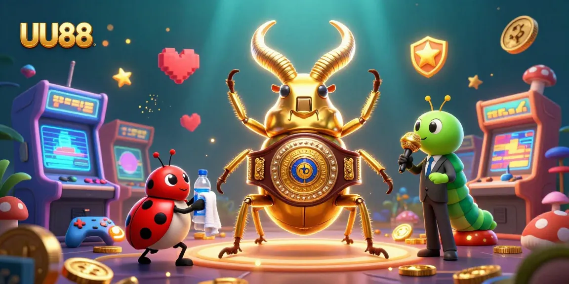 UU88 players experience vibrant casino thrills battling in an animated gaming arena.