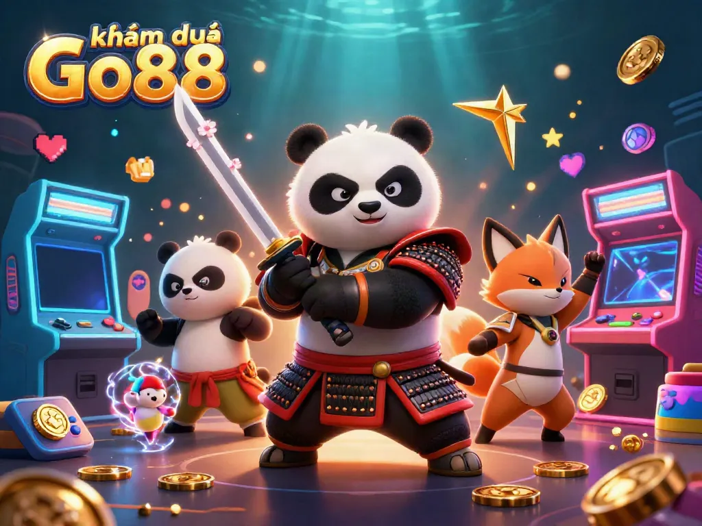 Experience the excitement of khám phá Go88 with engaging game characters and thrilling casino elements.