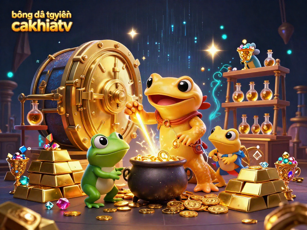 Engage with bóng đá trực tuyến cakhiatv's vibrant streaming world, featuring dynamic alchemy, gold coins, and magical effects.