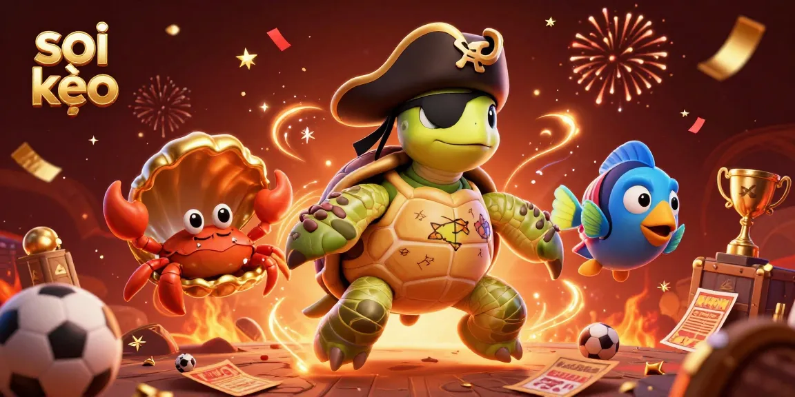 Engage in thrilling soi kèo sports betting action with vibrant 3D characters and dynamic gambling elements.
