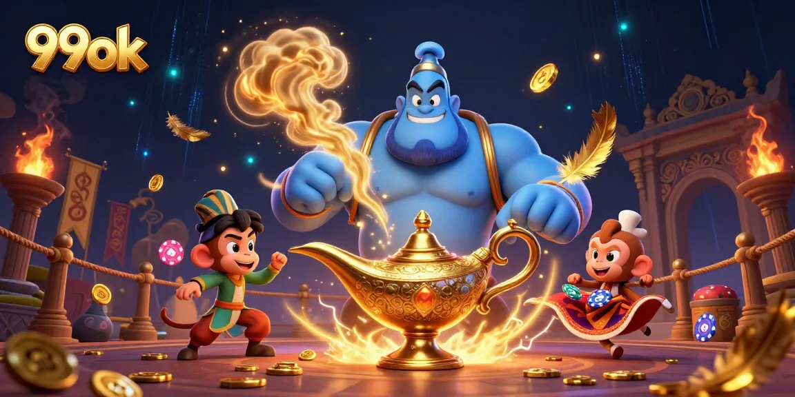 Win big with 99ok at this thrilling online casino, featuring exciting games and colorful character action.