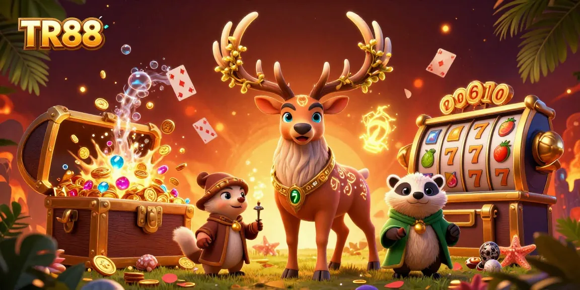 Experience thrilling games at TR88 with vibrant characters and exciting casino elements.