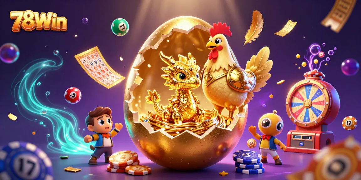 Experience thrilling gameplay and spectacular wins at 78Win with luminous visuals and vibrant casino elements.