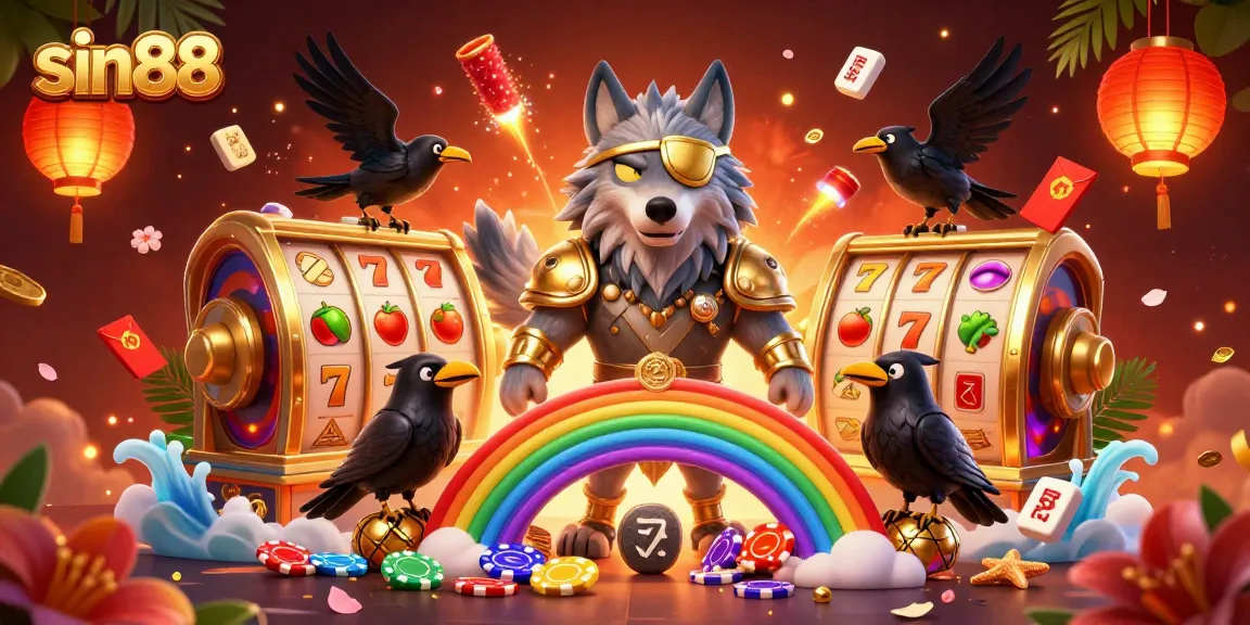 Experience sin88's vibrant casino world with Odin and his mystical companions.