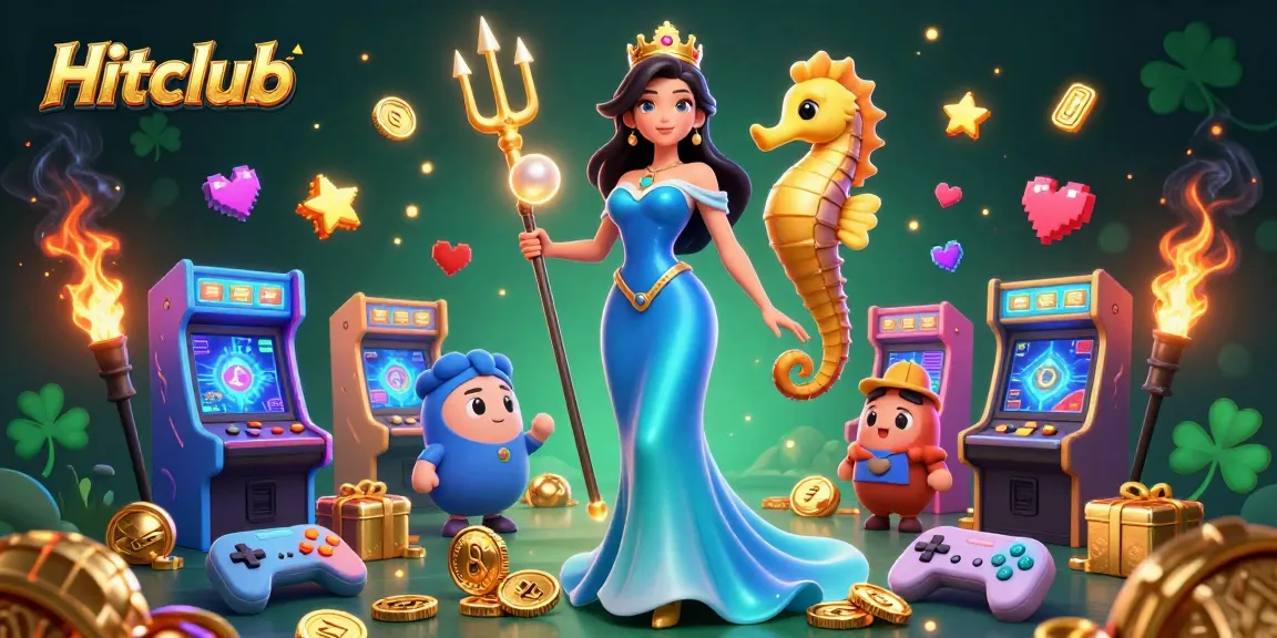 Hitclub offers thrilling gaming experiences with vibrant characters and casino elements.