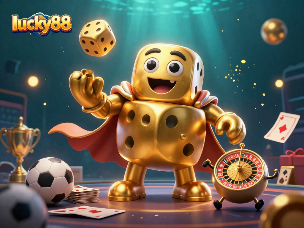 Experience thrilling action at lucky88 with dynamic sports betting elements and illuminated characters.