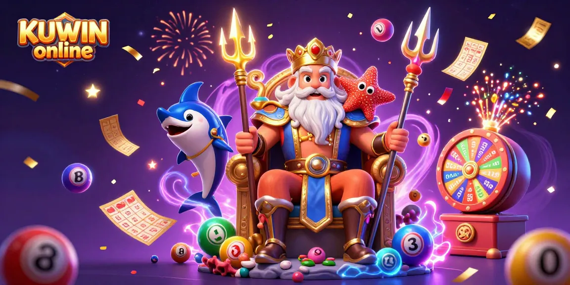Join the excitement at KUWIN online with colorful lottery balls and vibrant prizes!