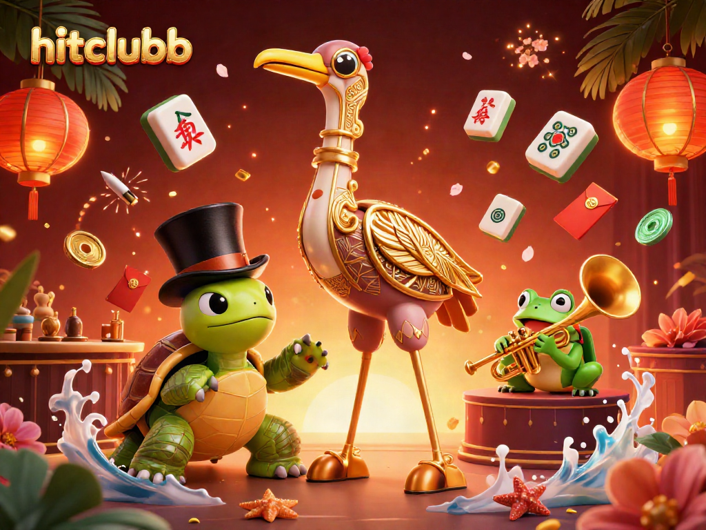 Join the excitement at hitclubb with an enchanting speakeasy scene featuring unique characters and vibrant gambling elements.