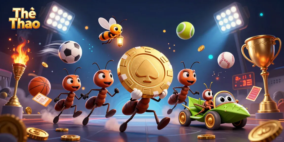 Engage with Thể Thao through a thrilling 3D heist scene featuring energetic characters and dynamic sports elements.