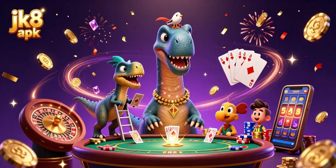 Experience thrilling gameplay with jk8 apk, featuring vibrant casino scenes and dynamic game elements.