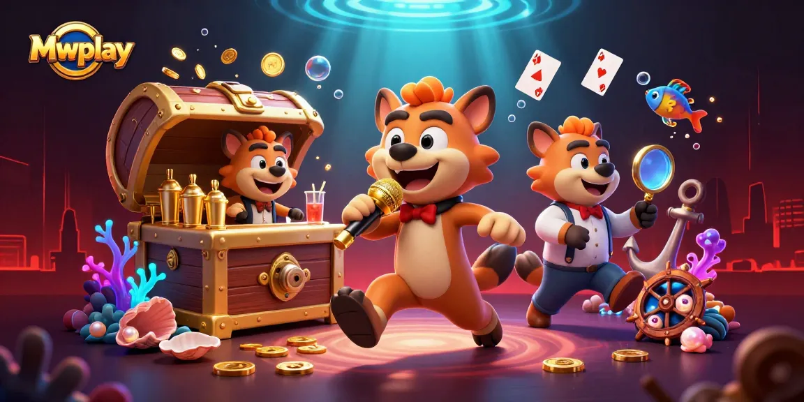 Experience thrilling gaming at Mwplay’s vibrant casino with engaging characters and bonus treasures.