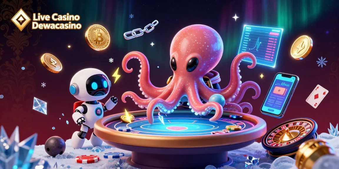 Play exciting games at Live Casino Dewacasino with vibrant alien-themed 3D visuals.