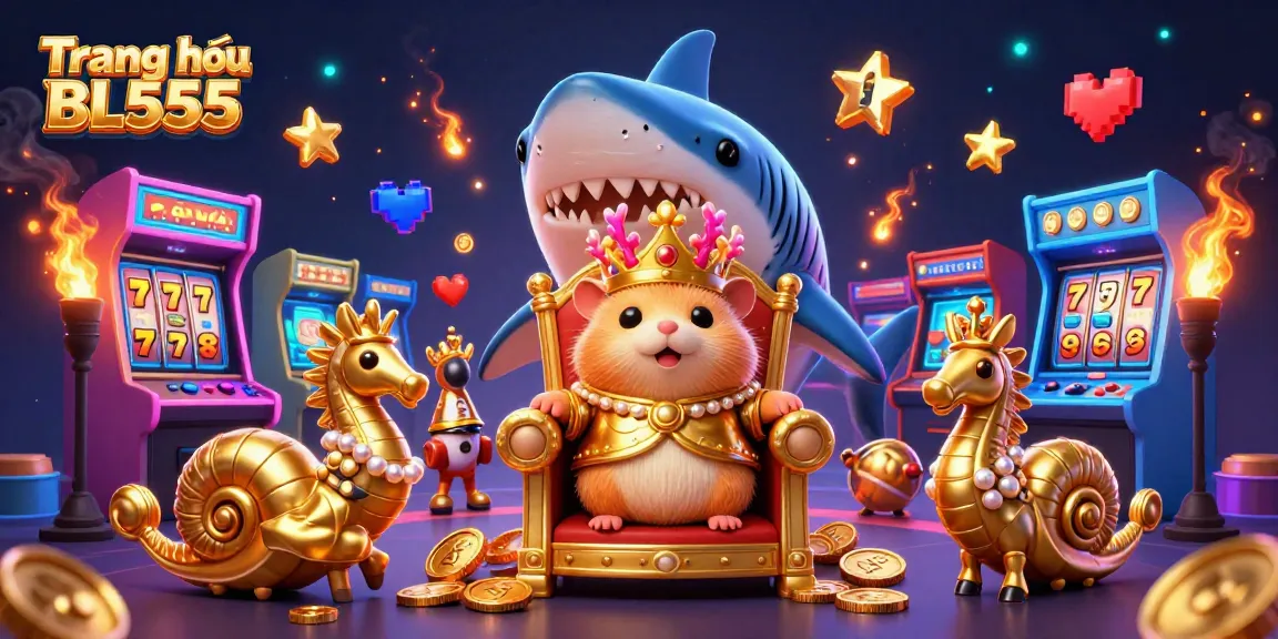 Experience thrilling gameplay at Trang chủ BL555 with vibrant casino characters and dynamic game elements.
