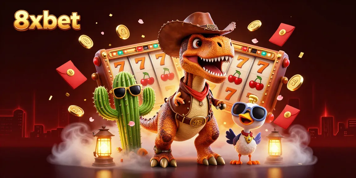 Experience epic wins at 8xbet with dynamic slot reels and colorful winning symbols.