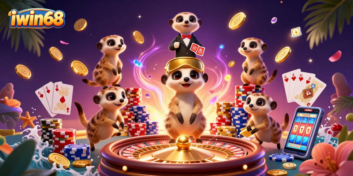Experience thrilling action with iwin68 as meerkats run a vibrant casino operation.