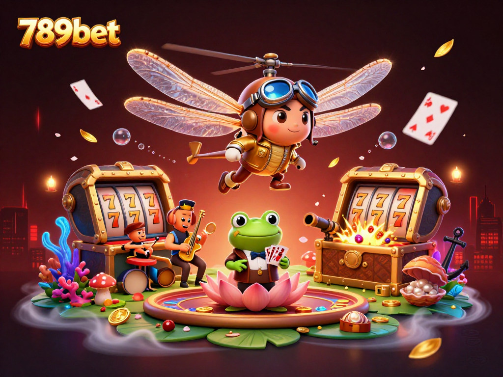 Players enjoy thrilling slots and card games at 789bet's lively lily pad casino scene.