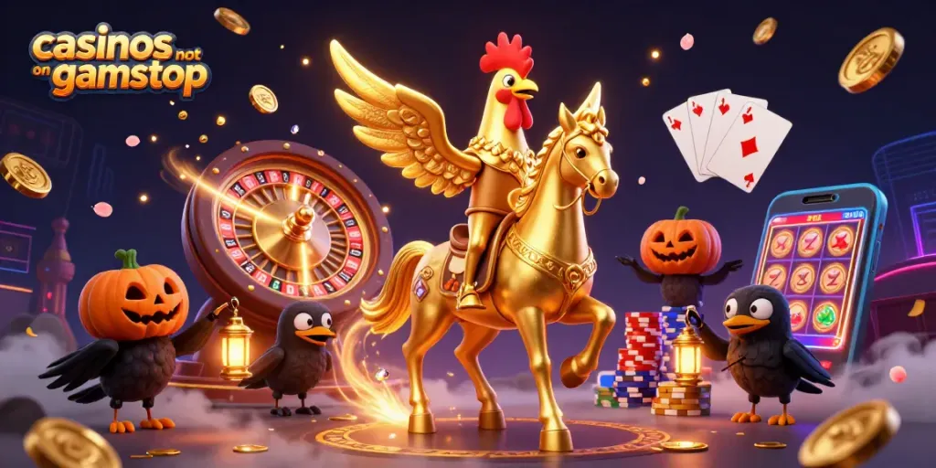 Experience thrilling games at casinos not on gamstop with vibrant 3D characters and dynamic casino elements.