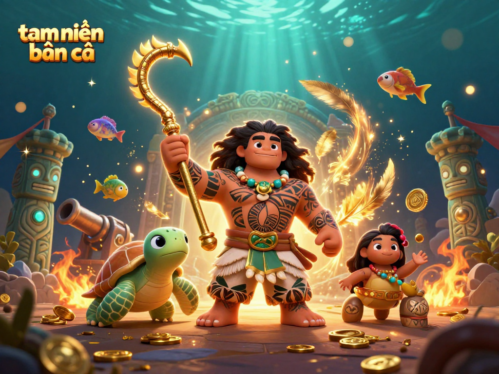 Engage in tam tiên bắn cá with charming characters and exciting underwater gaming elements.