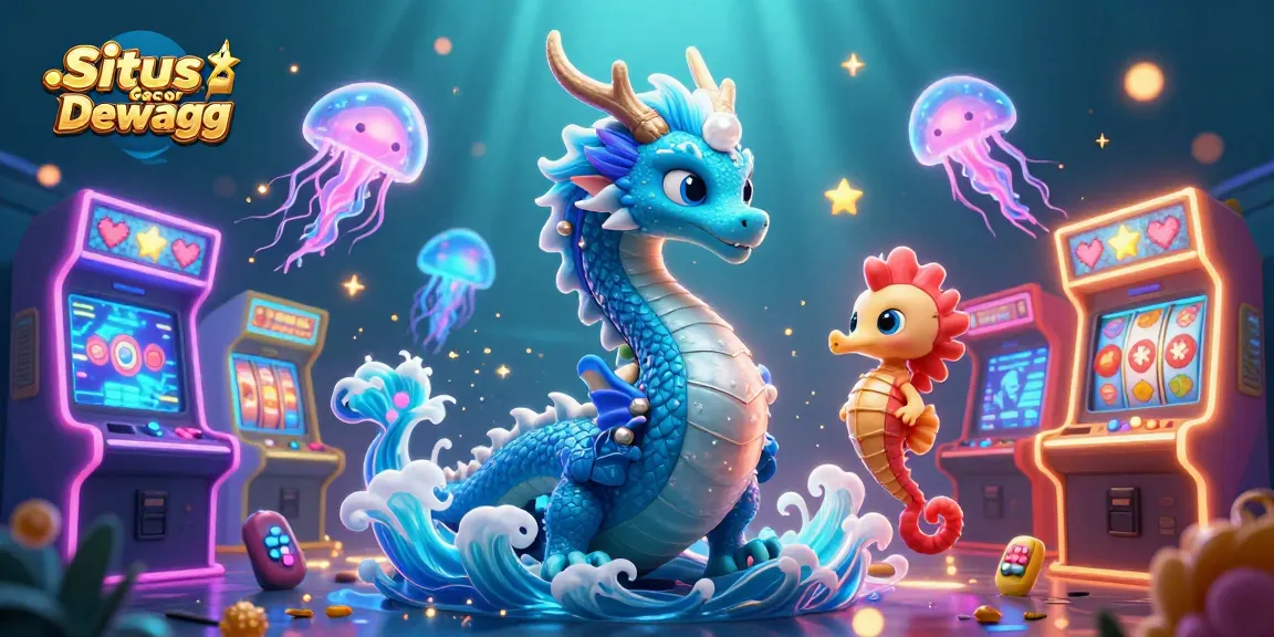 Situs Slot Gacor Dewagg showcases an enchanting underwater scene with vibrant fantasy elements, highlighting the adventure in gaming.