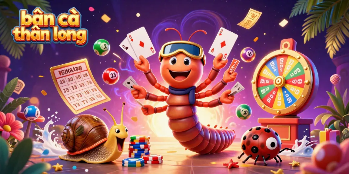 Bắn cá thần long game with vibrant characters and dynamic gaming elements showcasing excitement and fun.