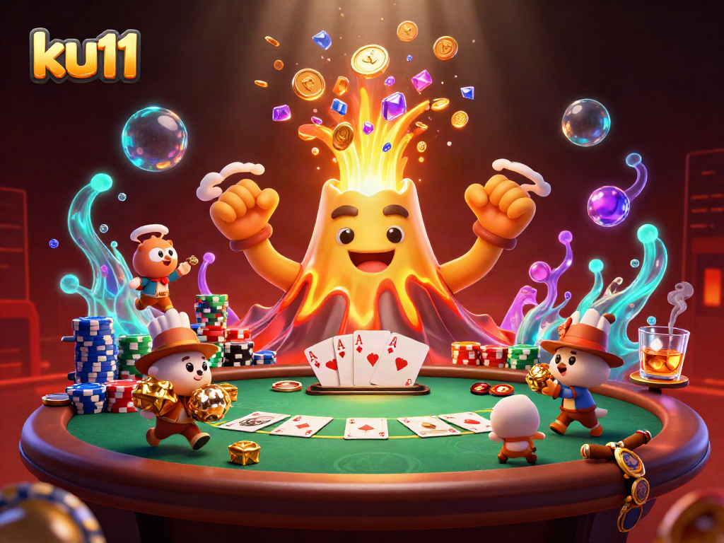 Experience winning moments at ku11 casino with a vibrant eruption of treasure and poker excitement.