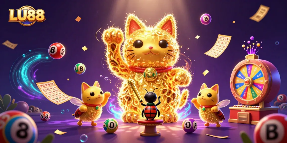 Experience thrilling gameplay at LU88 where golden fireflies bring casino fun alive.