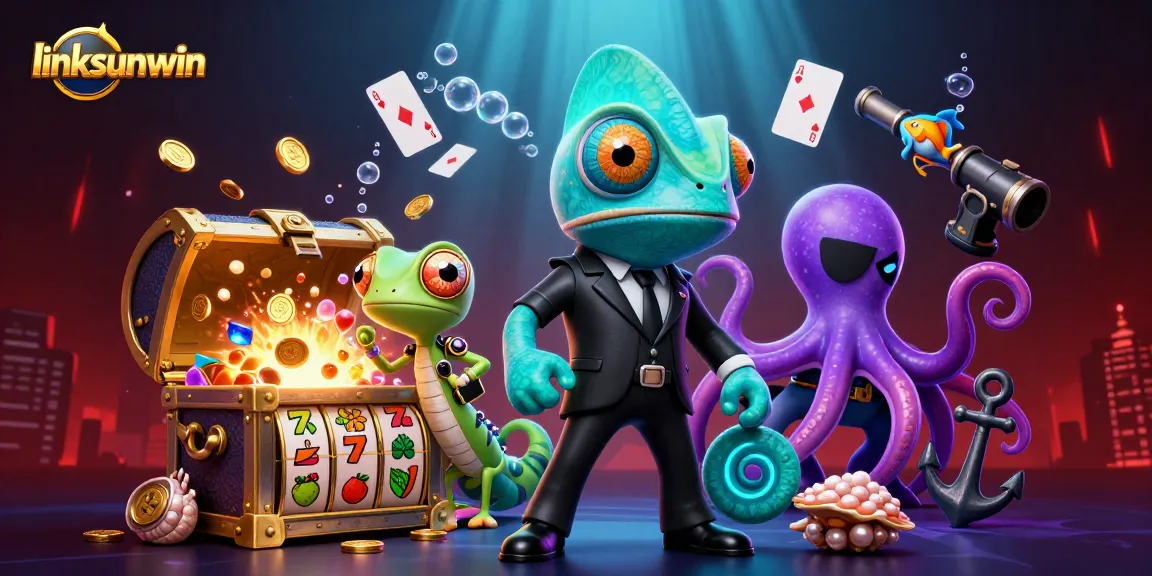 Experience thrilling slots and vibrant action with linksunwin's animated casino adventure.