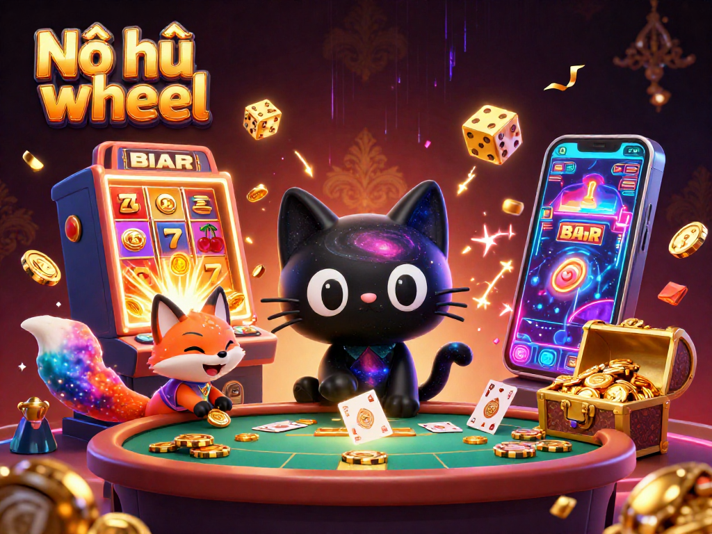 Nổ hũ wheel captivates players with thrilling jackpots and dynamic casino elements.