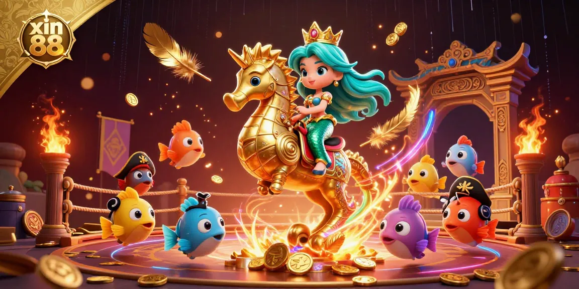 Experience exhilarating gaming with xin 88 in vibrant 3D casino illustration featuring characters and dynamic game elements.