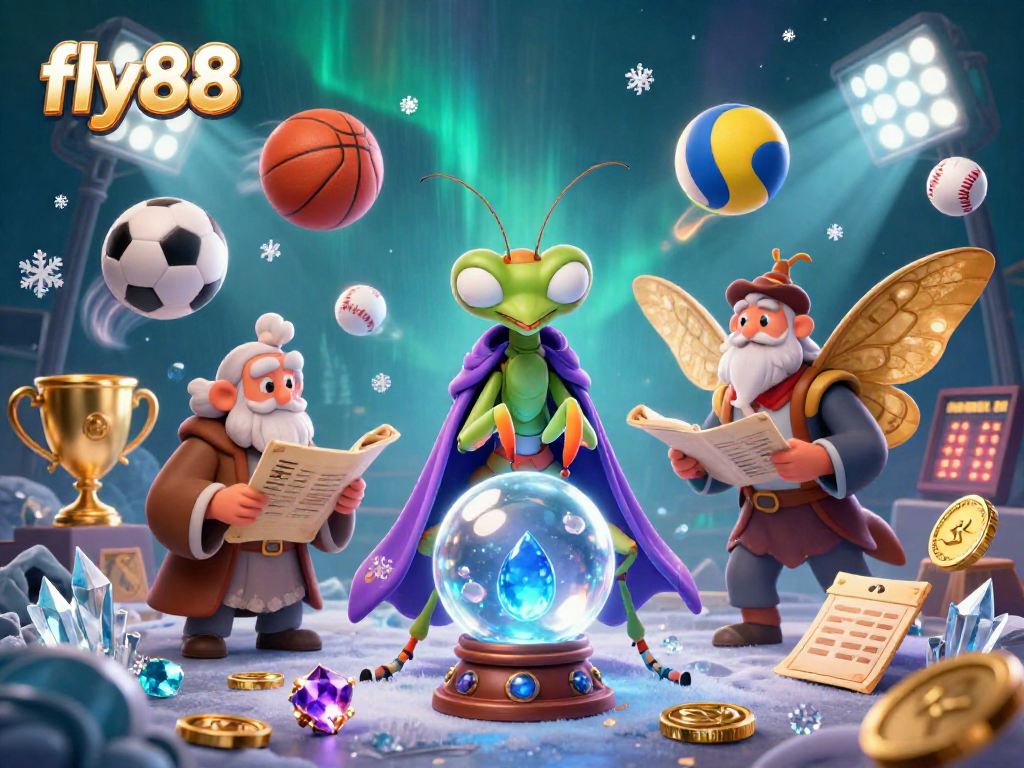 Experience excitement with fly88 in a vibrant 3D casino scene filled with dynamic gaming elements.