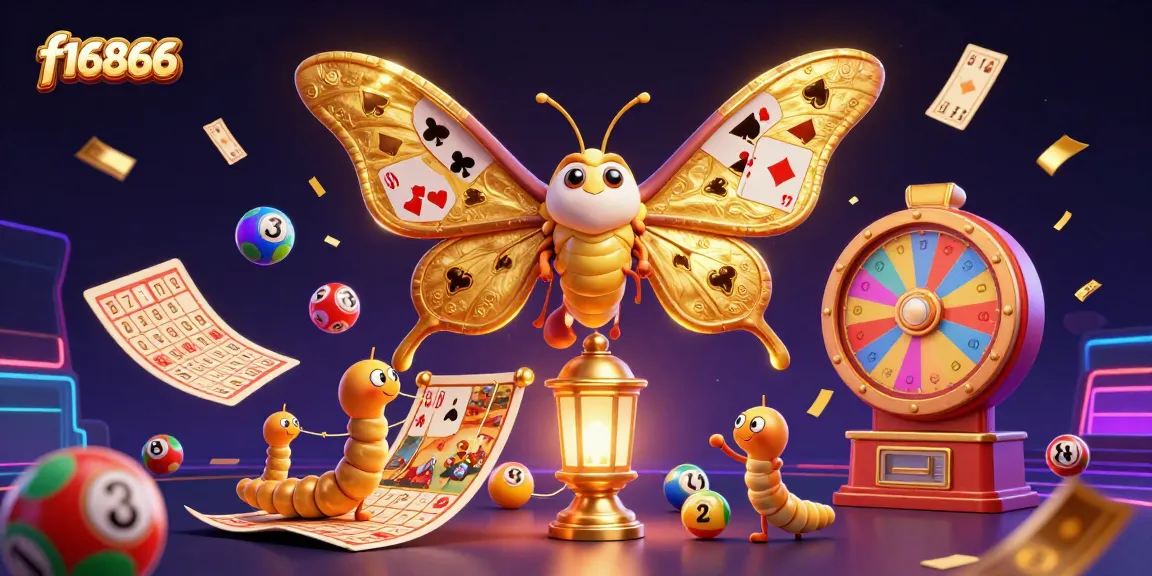 Engage in thrilling gaming action with f16866 as colorful lottery balls and golden elements fill the scene.