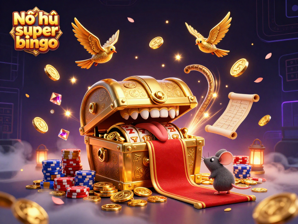Nổ hũ super bingo offers thrilling jackpot spins with vibrant treasures and engaging gameplay.