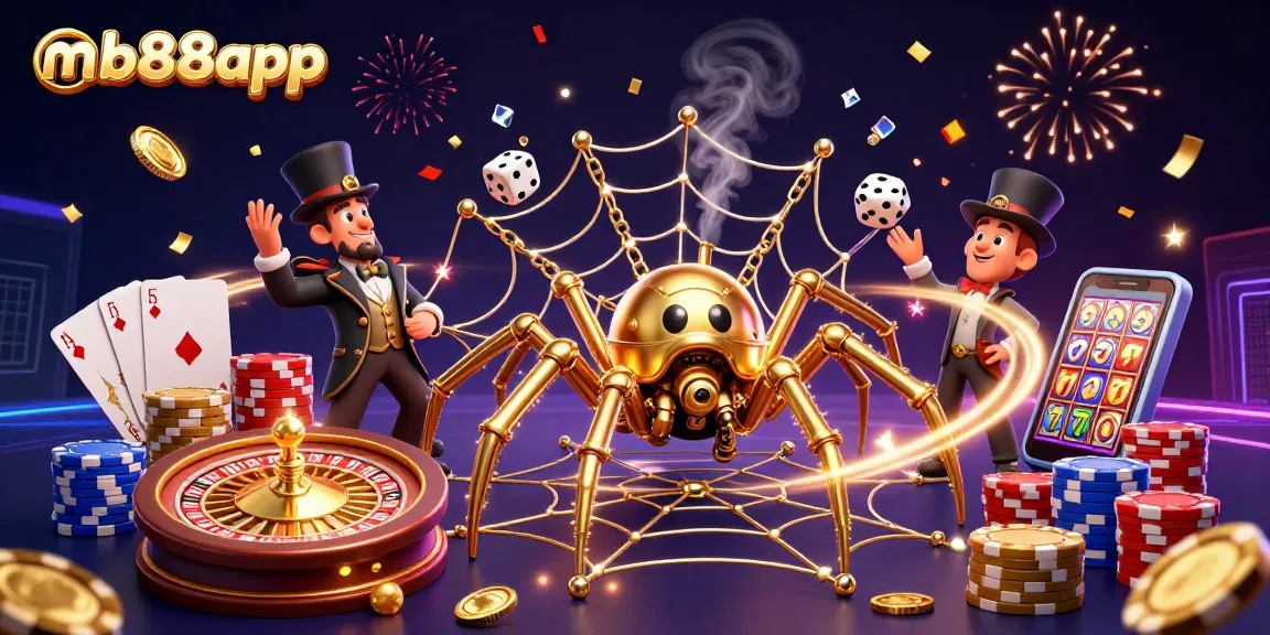 Experience the thrill of mb88app with vibrant 3D casino designs and steampunk elements.