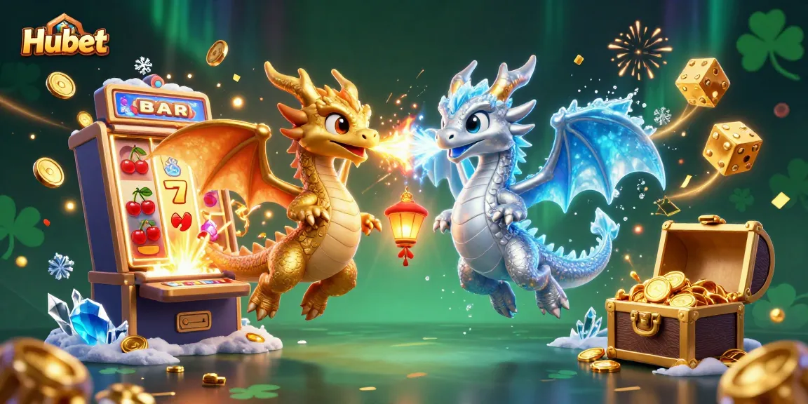 Experience the thrilling world of Hubet with dynamic casino games, colorful visuals, and enchanting dragons.