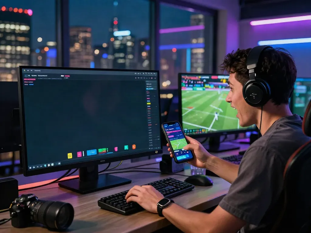 Exciting online betting experience on vin88 platform, user engaged in live betting.