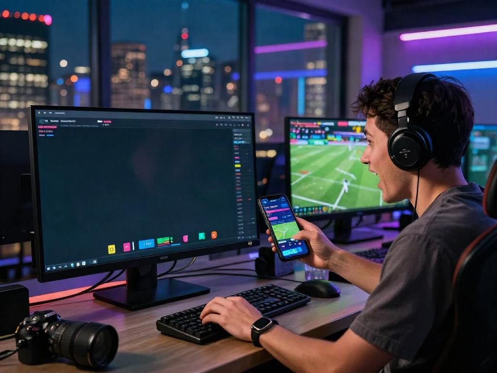 Exciting online betting experience on vin88 platform, user engaged in live betting.
